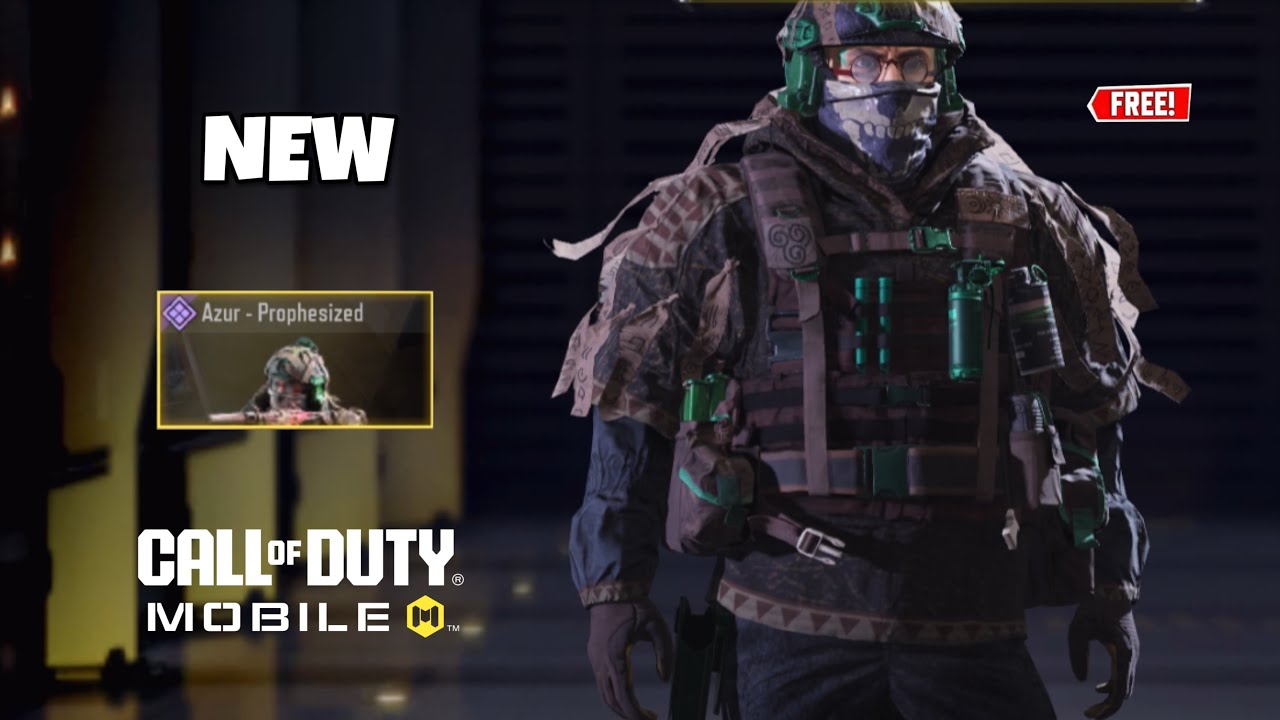 *NEW* FREE Azur - Prophesized Skin Gameplay in COD Mobile! - Challenge ...