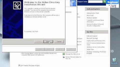Remove PDC (Parent Domain Controller) in Windows Server 2003
