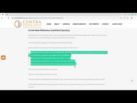 The Financial Blueprint Used By Self Made Millionaires