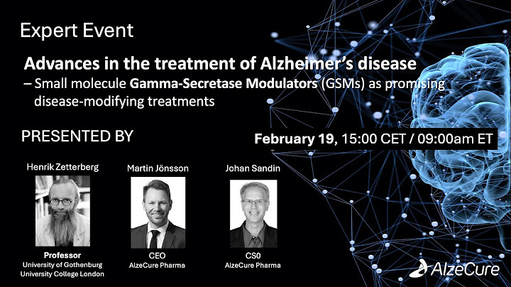 Alzecure Pharma - Expert Event