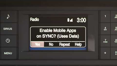 SYNC® Voice Commands with AppLink™