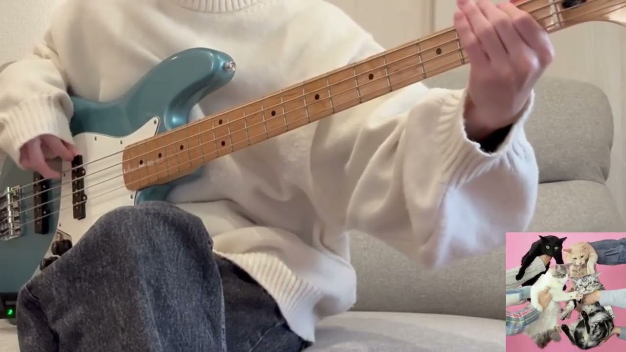 スカルプチャー／きのこ帝国　ベース弾いてみた