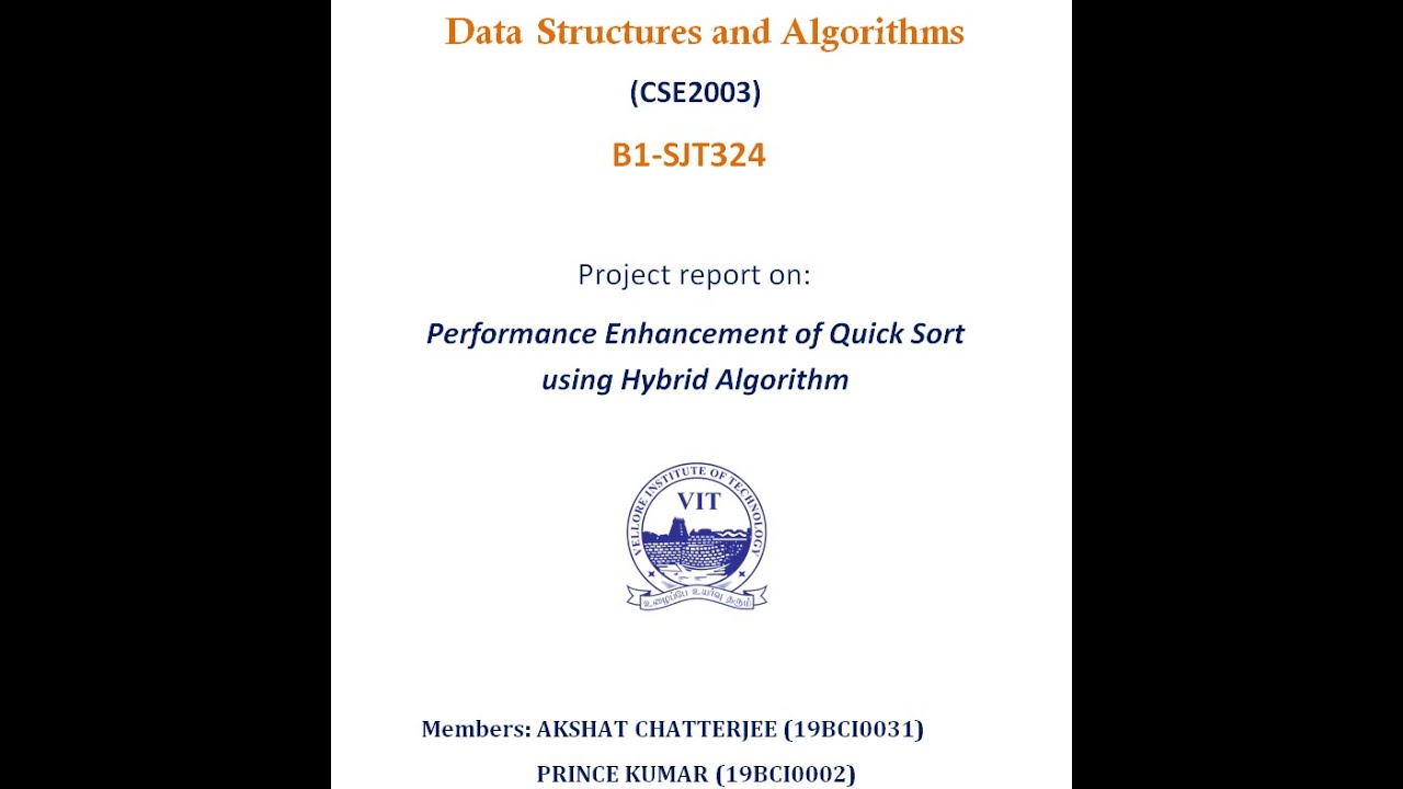 Data Structures and Algorithms || Hybrid Quick Sort || AKSHAT ...