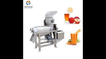 Commercial fruit pulp extractor pulping machine for cherry juice mango orange juicer