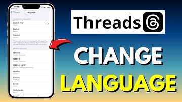 How to Change the Language on the Threads App on iPhone
