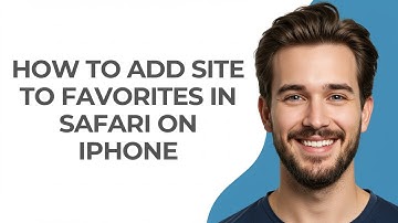 How To Add Site To Favorites In Safari On iPhone - GUIDE!