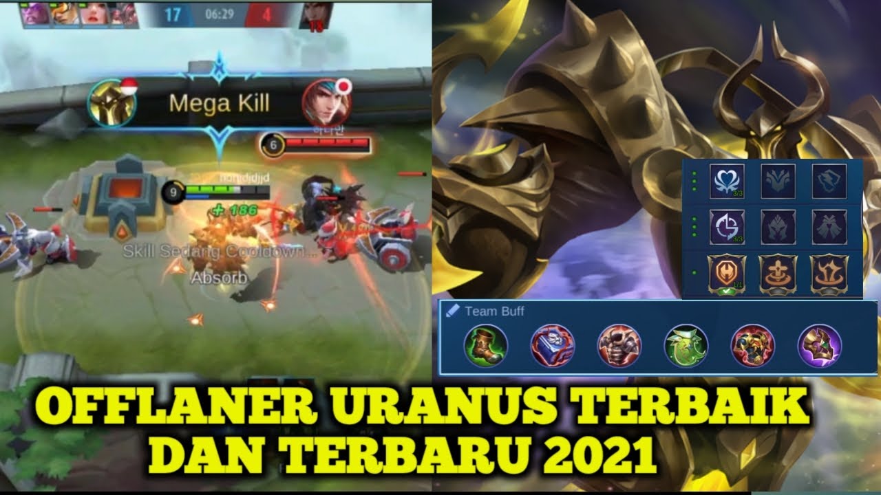 TUTORIAL CARA BERMAIN URANUS OFFLANER YANG BAIK DAN BENAR 2021- MOBILE LEGEND