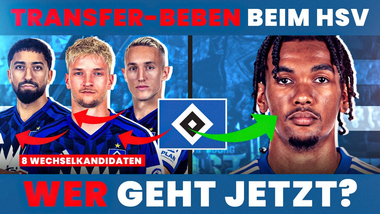 Transfer-Alarm beim Hamburger SV! Kommen neue Spieler, wenn 8 gehen? 🚨