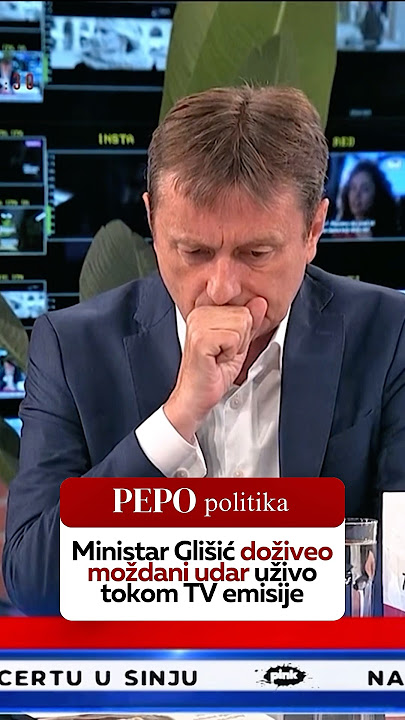 Glišić doživeo moždani udar uživo u programu