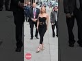 Scarlett Johansson Stuns In Black Balmain Dress At The Late Show With Stephen Colbert In NYC