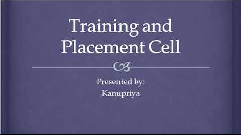Training and Placement Cell Project in Java