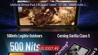 Ulefone Armor Pad 2 Rugged Tablet , 11" 2K , 18600 mAh ,IP68/... — Amazing Value 2026 | Must Have!
