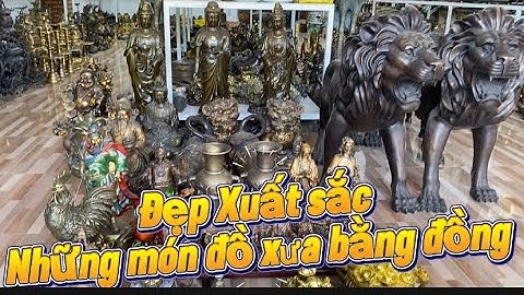 Thần tài thổ địa bằng đồng _ Tượng đồng công giáo _ bình đồng xưa
