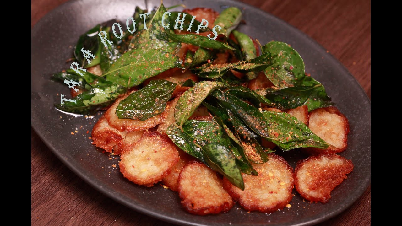 Tara root chips/చేమగడ్డ వేపుడు / Arbi chips Recipe/ kosu chips/chaama