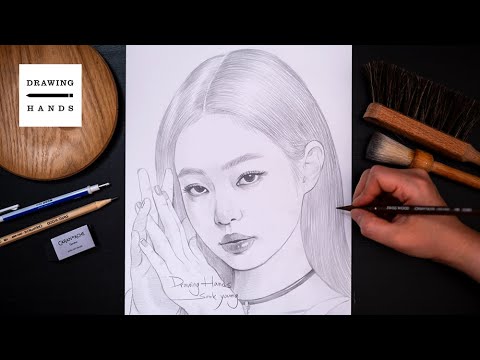 Drawing Sketch Blackpink - Jennie [Drawing Hands] - YouTube