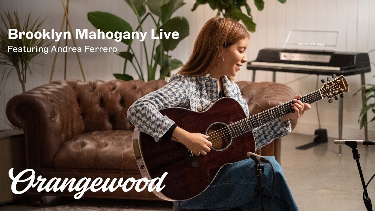 Orangewood | Brooklyn Mahogany Live | Acoustic Guitar Demo ft. Andrea Ferrero