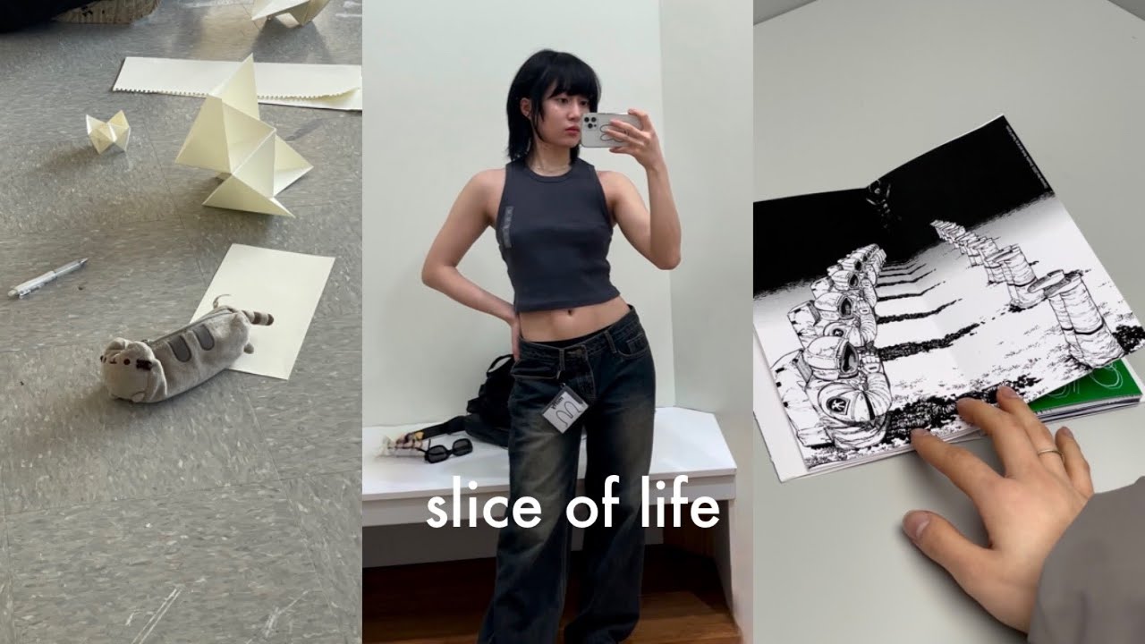 реалистичный пост-видеоблог школы искусств с множеством забавных моментов