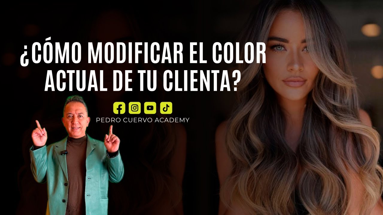 #colorimetría ¿Cómo modificar el color actual de tu clienta?
