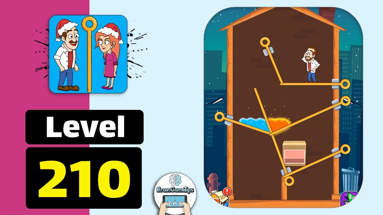 Home Pin: Pull The Pin Puzzle - Level 210 Walkthrough