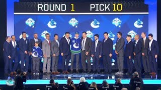 Vancouver Canucks Select Vasily Podkolzin 10th Overall at 2019 NHL Draft