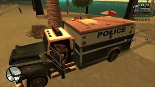 GTA San Andreas  Wanted Level 6 Rampage Chainsaw Only 100+ Kill + 5 Star Escape
