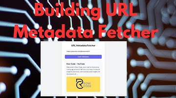 Build a URL Metadata Fetcher with Node.js and React (Full-Stack Project Tutorial)