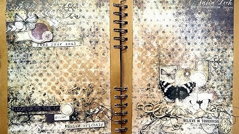 Art journaling YT hop 2 - mixed media tutorial