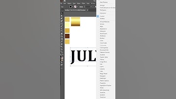 How to create editable golden text effect in illustrator - Illustrator tutorials #shorts