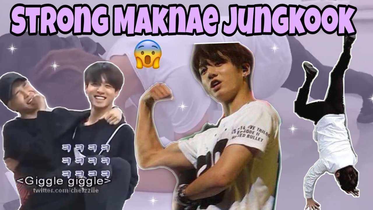 the power of golden maknae | Strong maknae Jungkook 