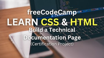 LEARN CSS & HTML (Build a Technical Documentation Page) (freeCodeCamp) (Certification Project)