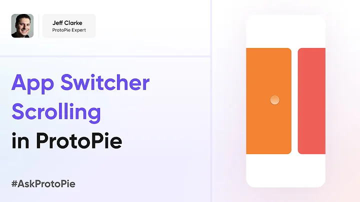 ProtoPie Tutorial | App Switcher Prototype Using Components, Scroll & Paging Container #AskProtoPie