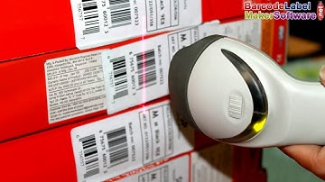 DRPU Barcode Maker Software: Working procedure of barcode scanner