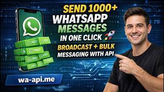 Send 1000+ WhatsApp Broadcast & Bulk Messages with WhatsApp API | Full Setup Guide screenshot 4