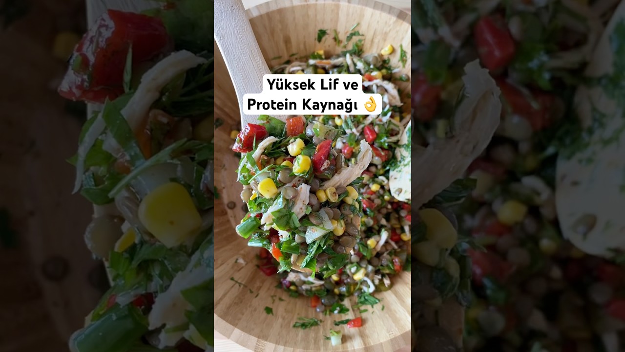 Sağlıklı,doyurucu ve pratik yemek arayanlar,tam size göre bir tarif 💯 #salata #healthyfood #keşfet