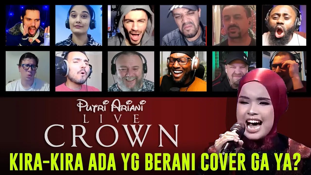 LIVE MALAH LEBIH SADIS   LIVE PUTRI ARIANI CROWN Reaction Compilation bibisi 