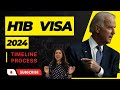 H1b  visa timeline  process explained  h1b visa 2024