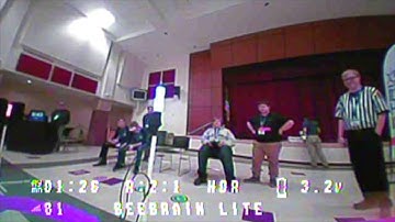 Capture the Flag Race from Drones in School