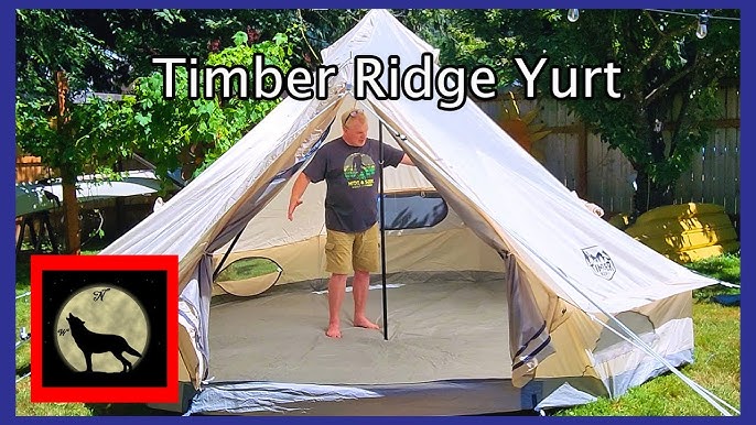 🏕 Timber Ridge Grand Teton Outfitter Tent 6 person With Stove Port  available for $559.99 with shipping & handling included. . Step up