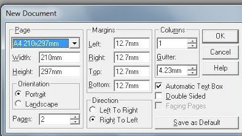 Inpage  page setting complete detail.| Page layout setting in urdu inpage.
