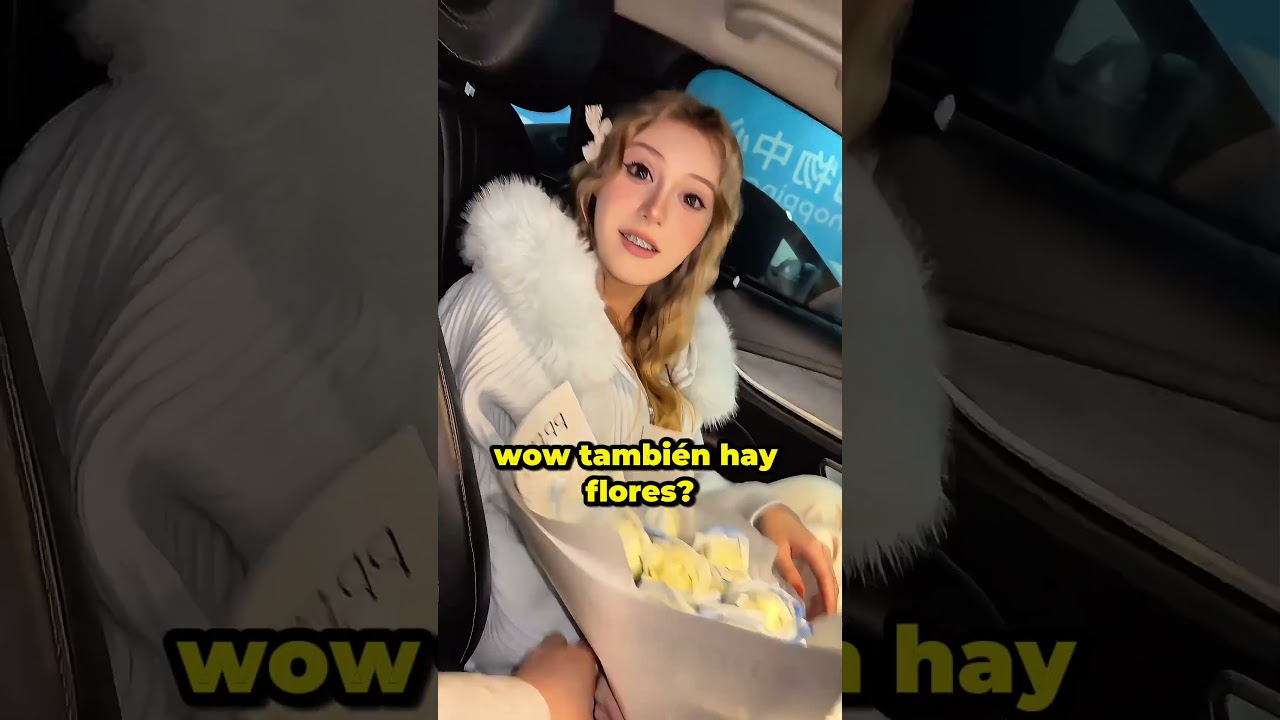 Le sorprendí con flores e iPhone en su cumple 🎁 #couplegoals #surprise #regalo