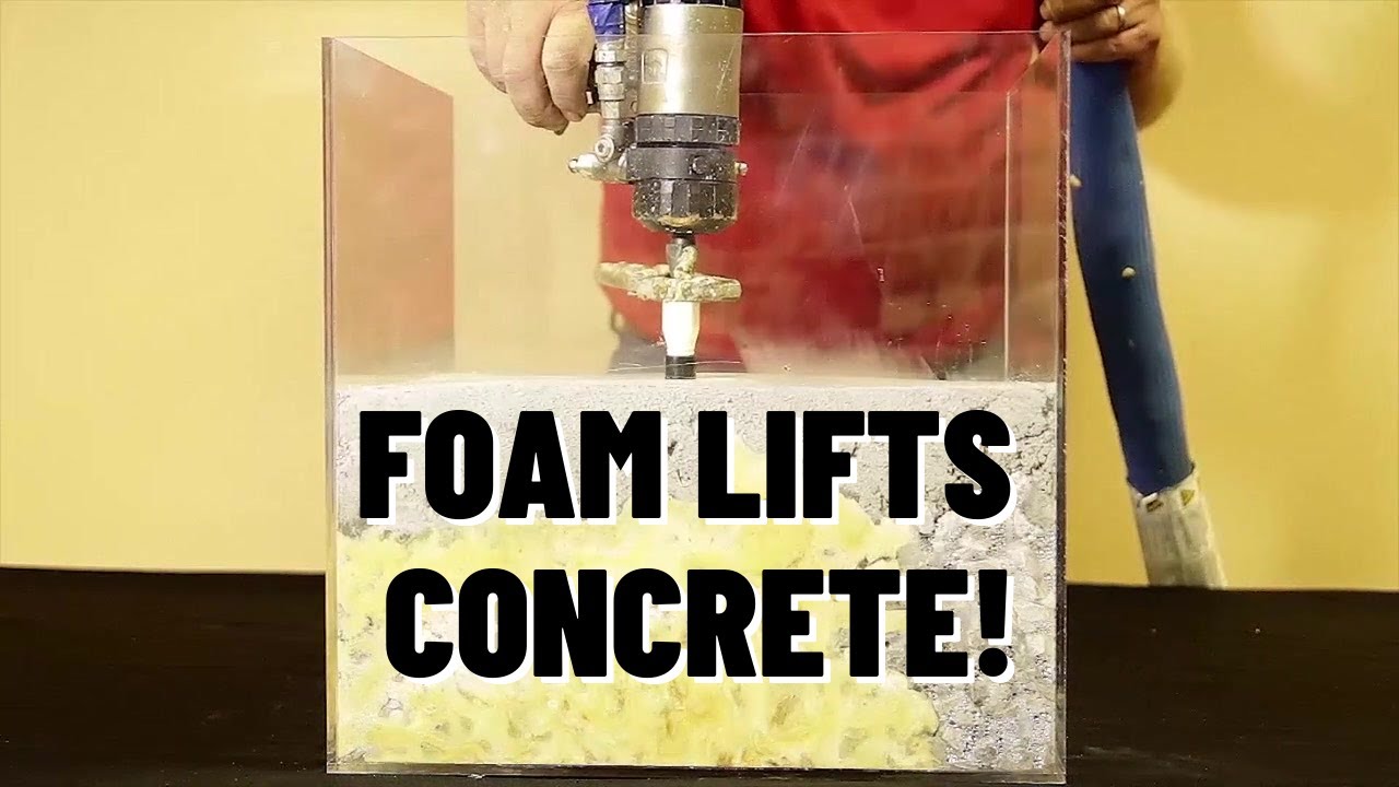 Have You Seen Foam Lift Concrete? A Concrete Leveling Method YouTube