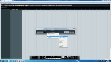 Adding a drum track on cubase