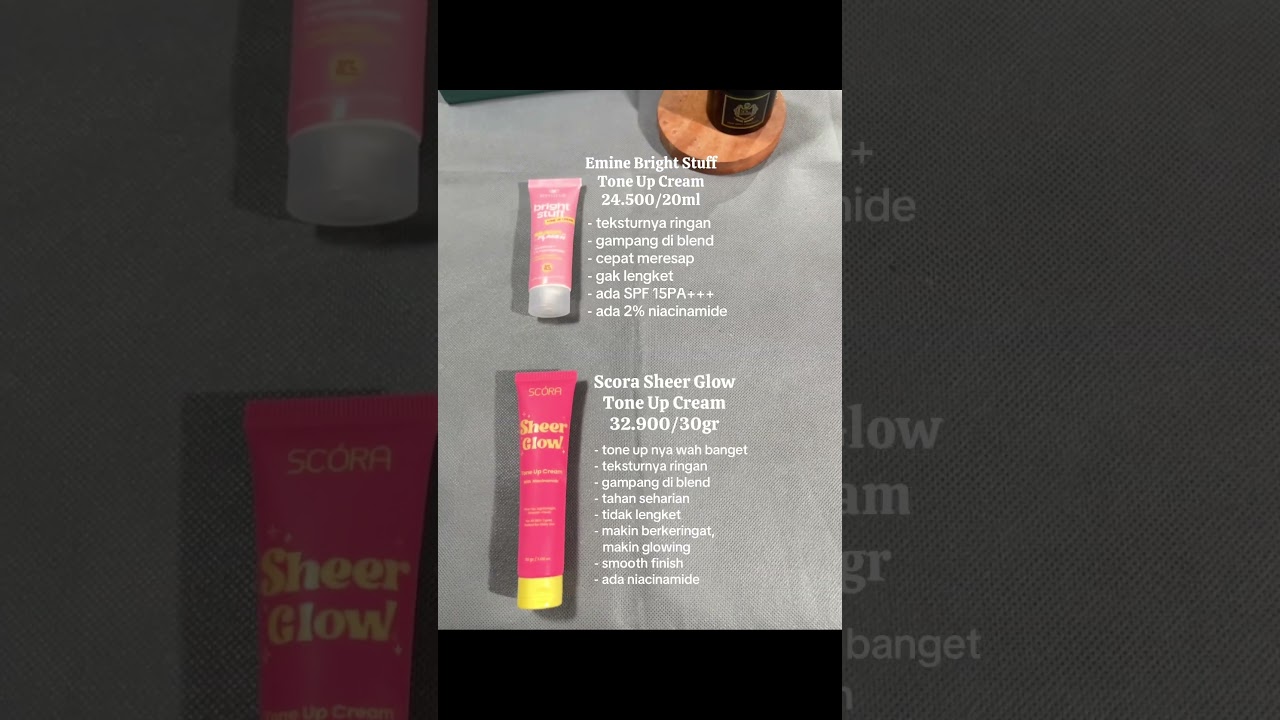 Battle tone up cream scora vs emina