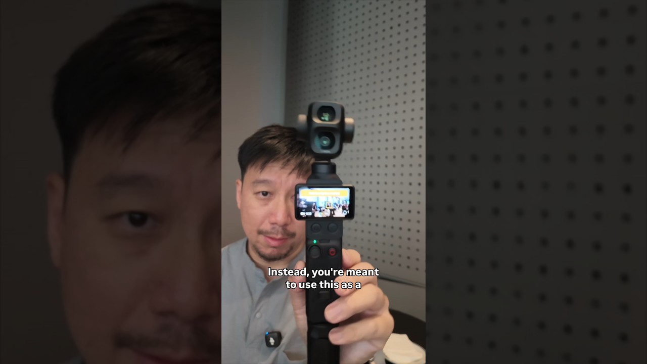 This is the DJI Pocket 4P, live from Cannes Film Festival.