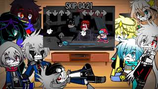 ||Sans au react CARTOON CAT funkin friday (remake) ||read descriptions||