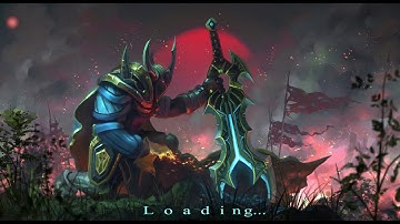 Loading page for Dota 2 - Motion Media design