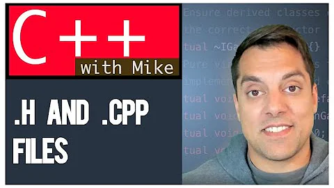 Interface (.hpp) versus implementation (.cpp) files (and why they exist)  | Modern Cpp Series Ep. 36
