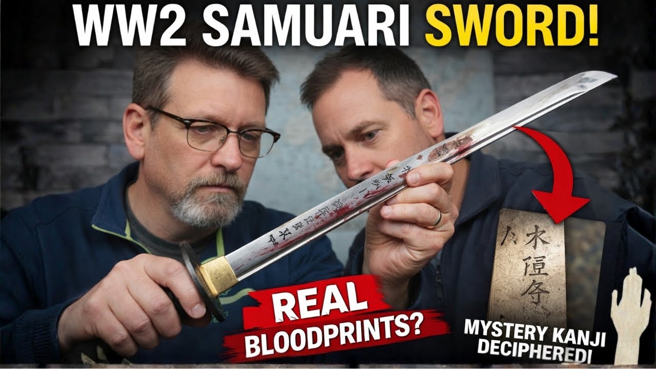 S5E2: Real Bloodprints on a WW2 Samurai Sword? Decoding the Tang