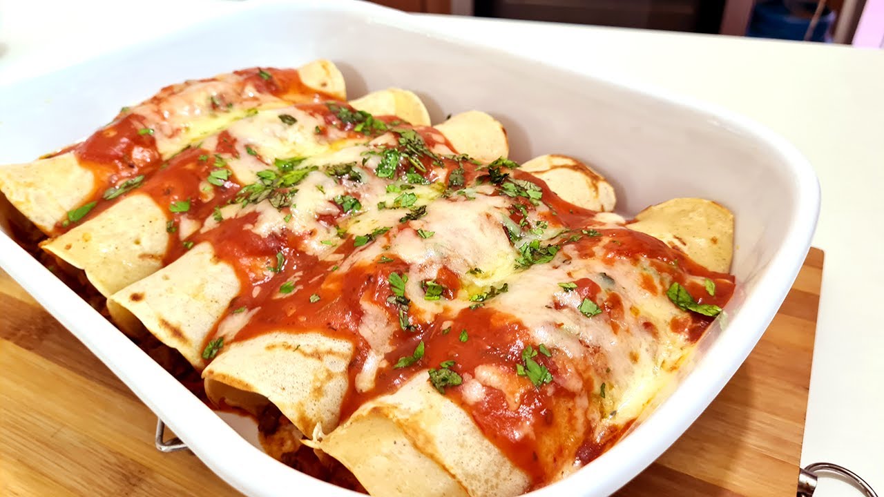 RECEITA DE MASSA DE PANQUECA AO MOLHO DE CARNE MOÍDA