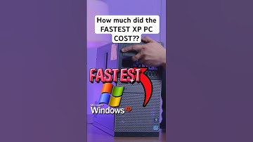How Much did the FASTEST WINDOWS XP PC COST???